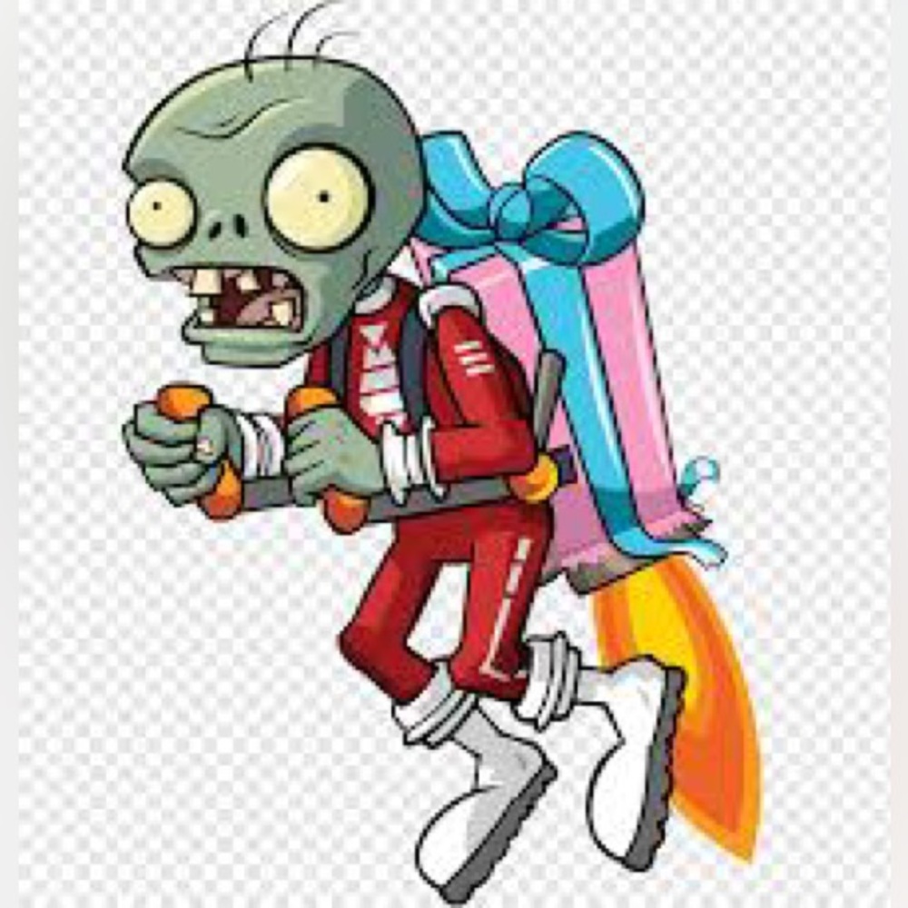 Plants Vs Zombies Large 15” Plush Foam Zombie Halloween Mask Costume - Picture 14 of 16